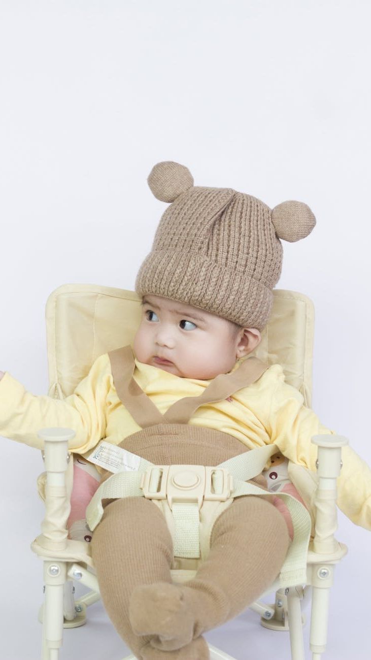 Bear-ear hat — a stroll that will melt hearts