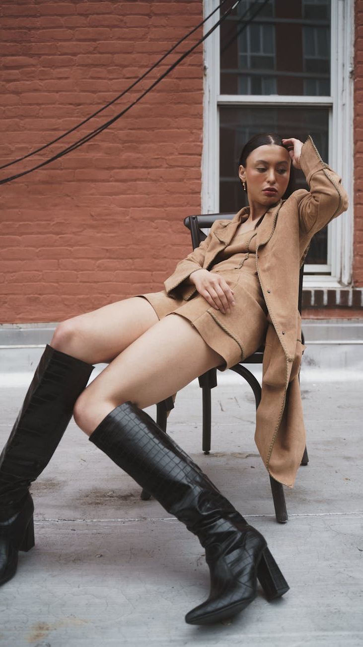 Mini Skirts with High Boots: A Street Style Trend